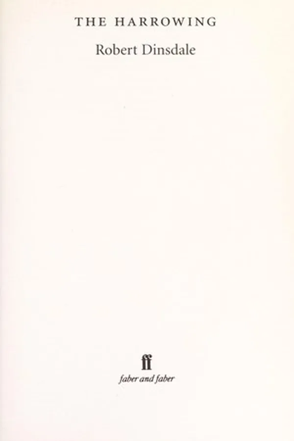 Capa de The harrowing