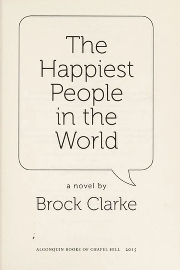 Capa de The happiest people in the world