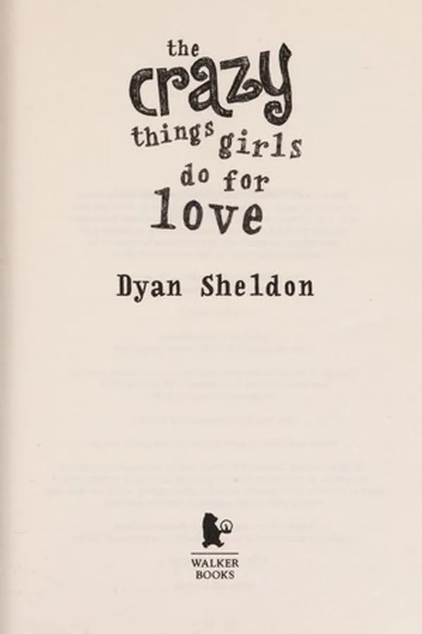 Capa de The crazy things girls do for love