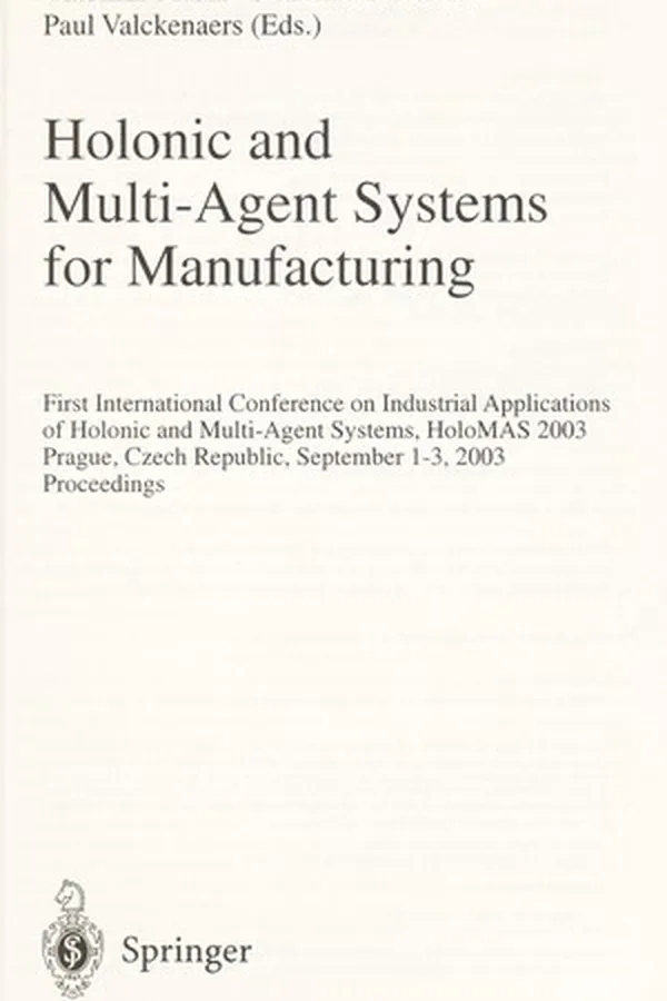 Capa de Holonic and multi-agent systems for manufacturing