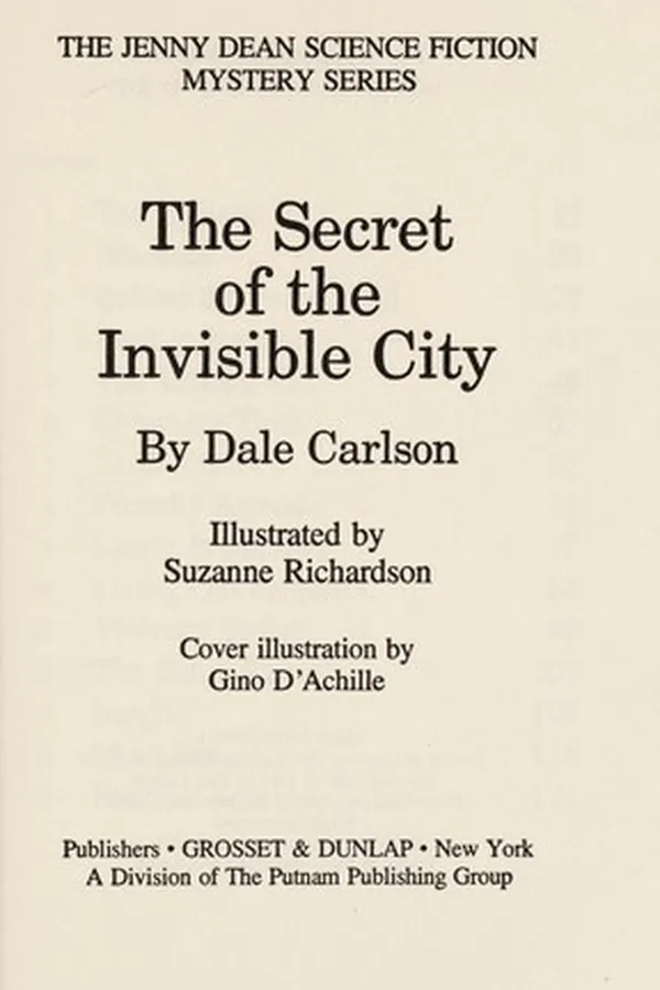 Capa de The secret of the invisible city