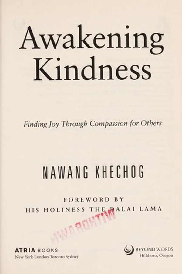 Capa de Awakening kindness