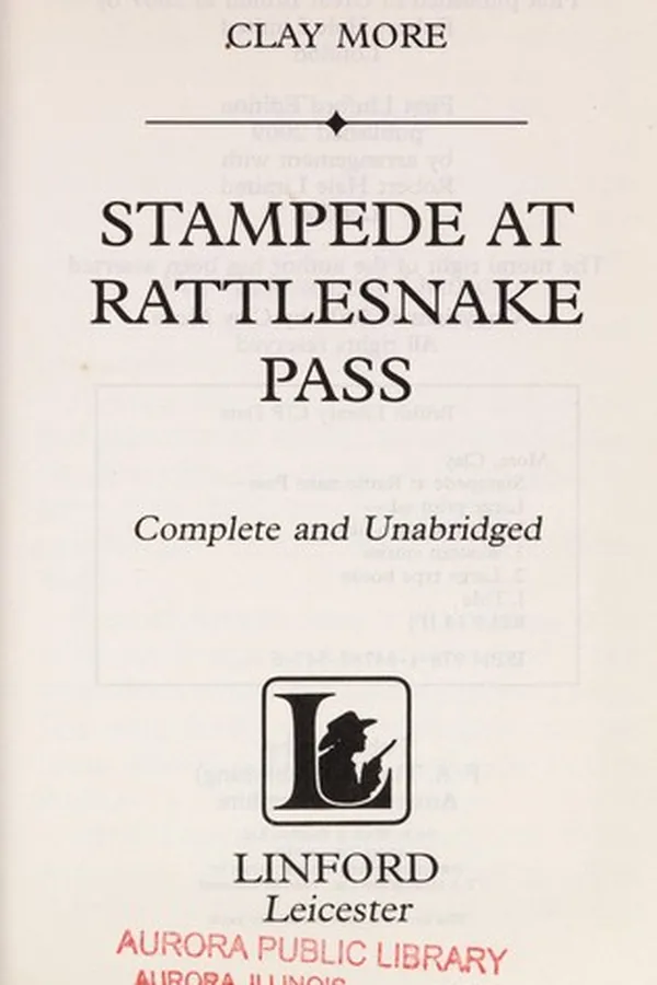 Capa de Stampede at Rattlesnake Pass