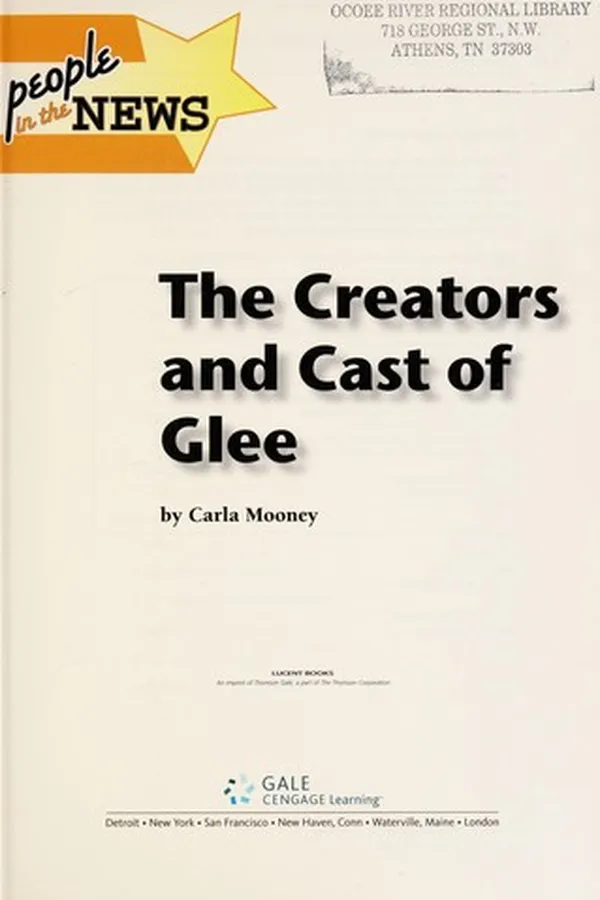 Capa de The creators and cast of Glee
