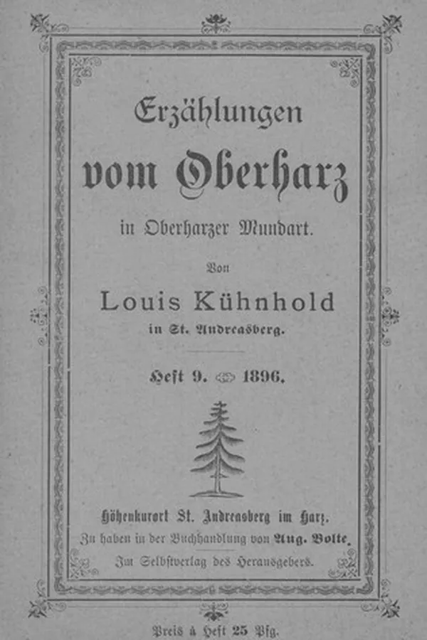 Capa de Erzählungen vom Oberharz in Oberharzer Mundart Heft 9