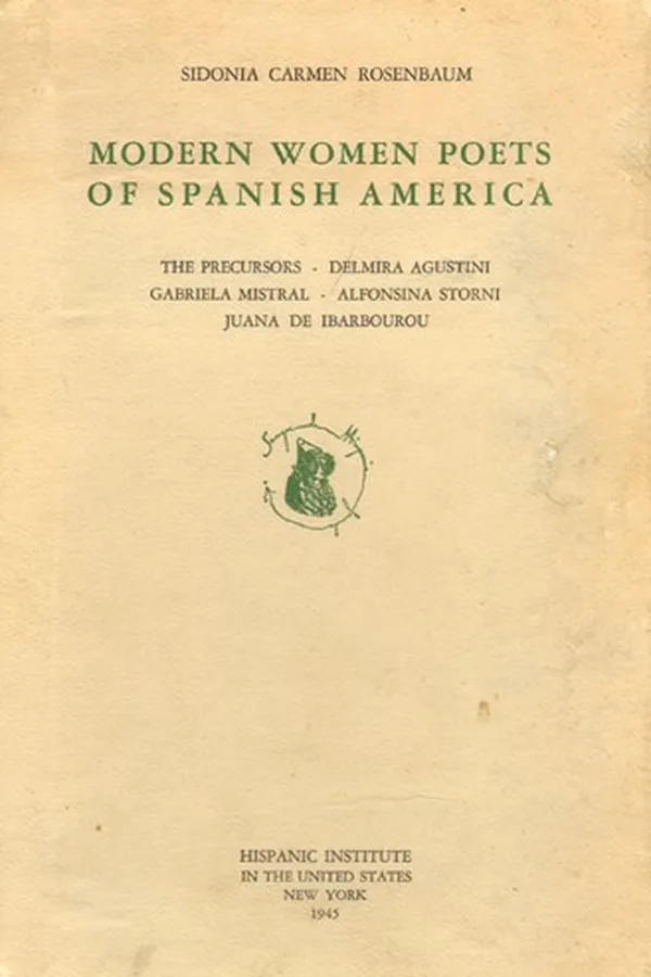 Capa de Modern women poets of Spanish America