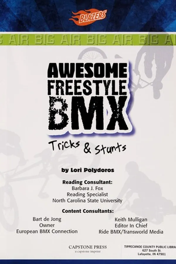 Capa de Awesome freestyle BMX tricks and stunts