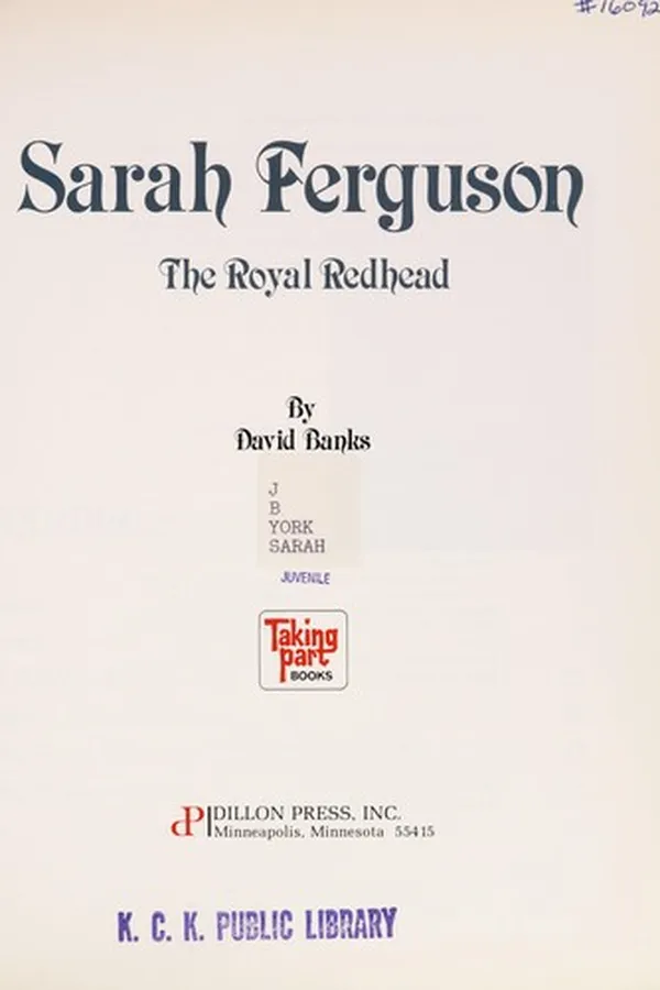 Capa de Sarah Ferguson, the royal redhead