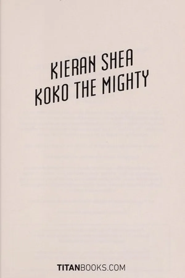 Capa de Koko the mighty