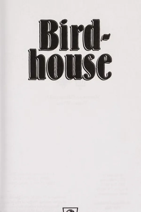 Capa de Bird-house