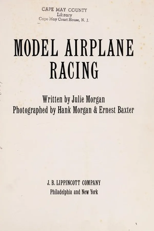 Capa de Model airplane racing