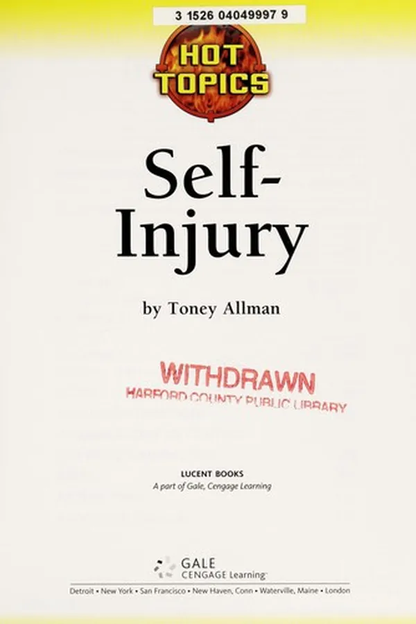 Capa de Self-injury