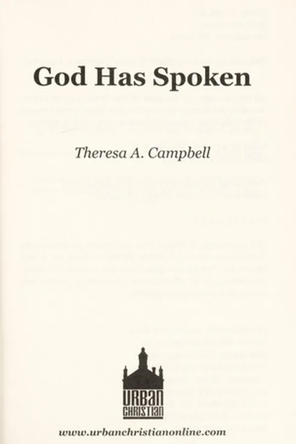 Cover of God has spoken