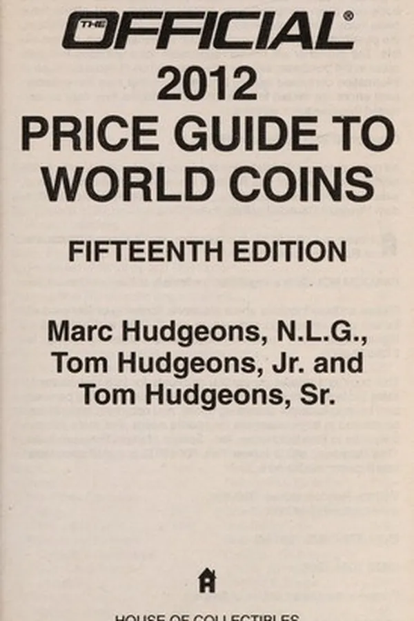 Capa de The official 2012 price guide to world coins