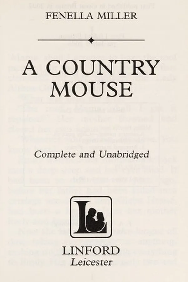 Capa de A country mouse