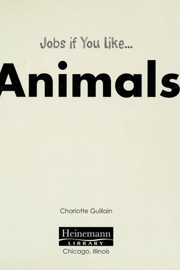 Capa de Jobs if You Like Animals