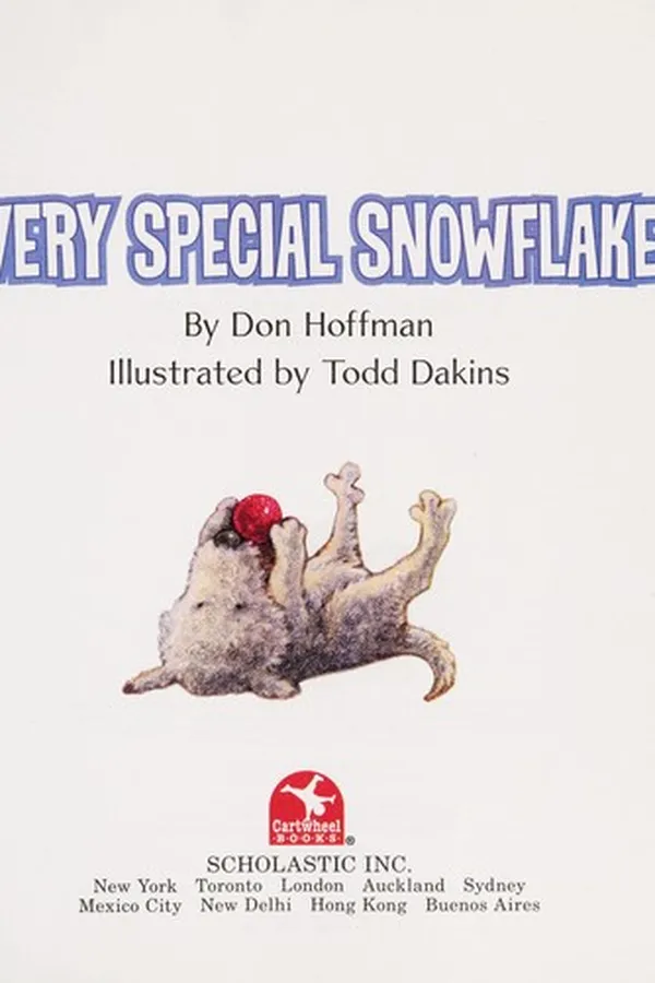 Capa de A very special snowflake