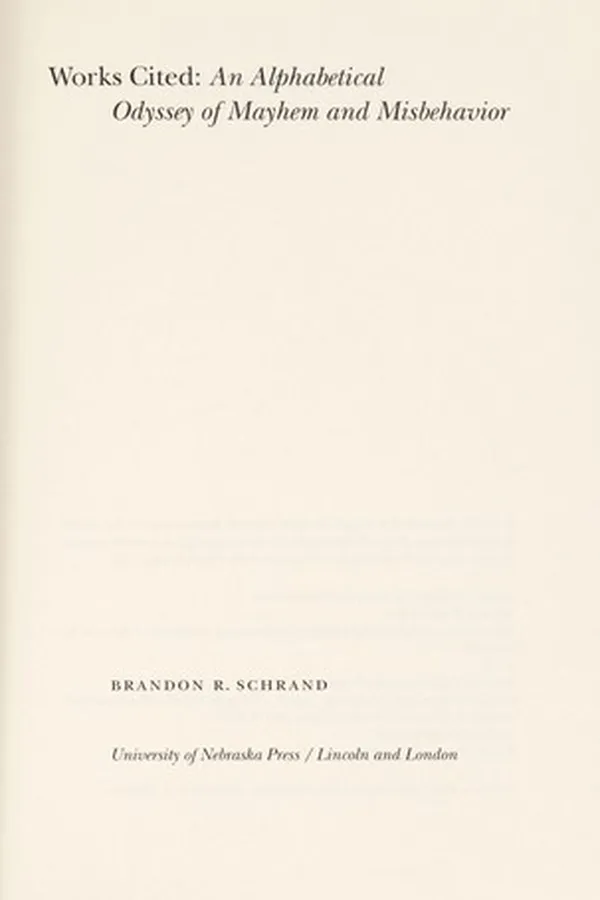Capa de Works cited