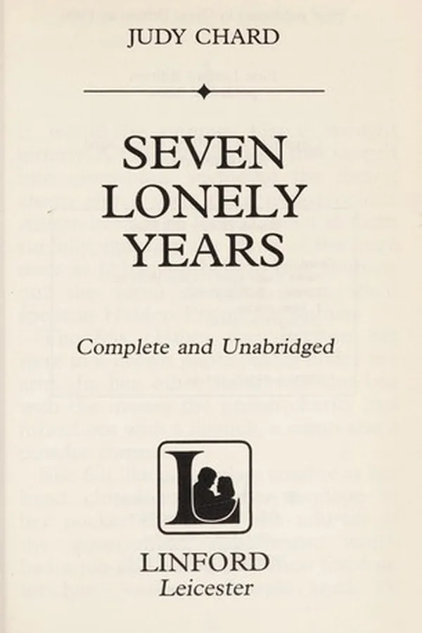 Cover of Seven Lonely Years