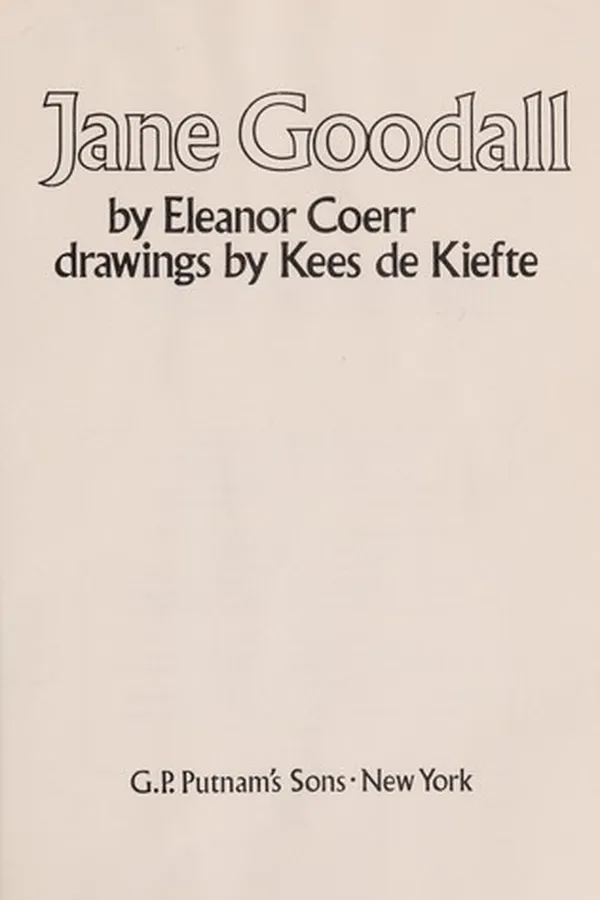 Capa de Jane Goodall