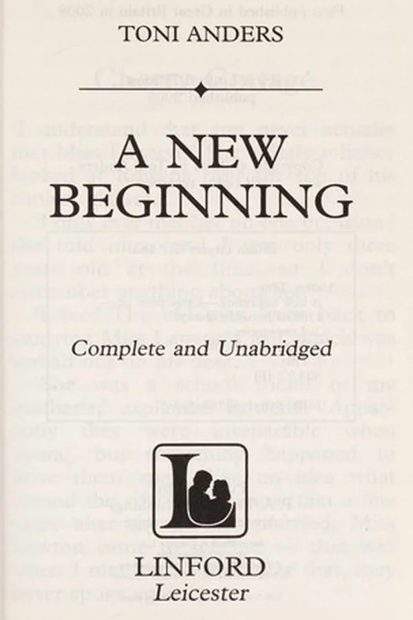 Capa de A new beginning