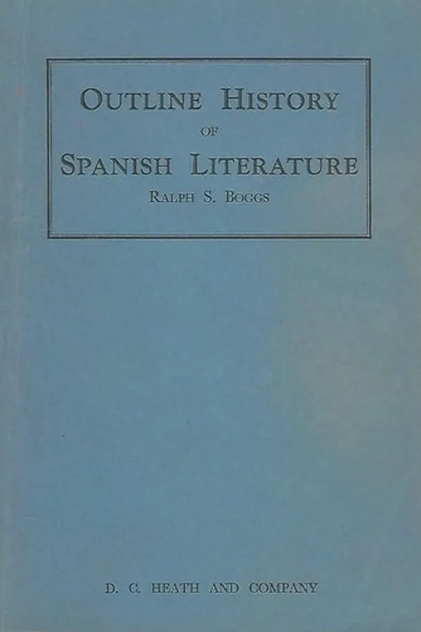 Capa de Outline history of Spanish literature