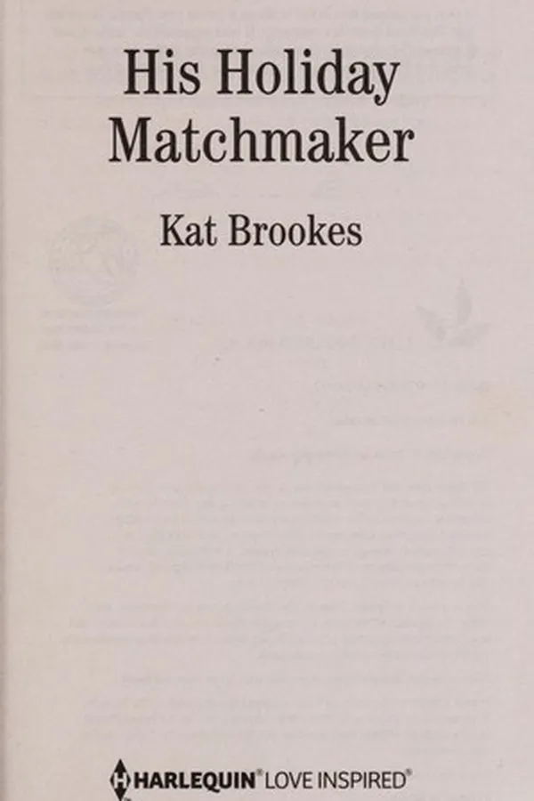 Cover of His holiday matchmaker