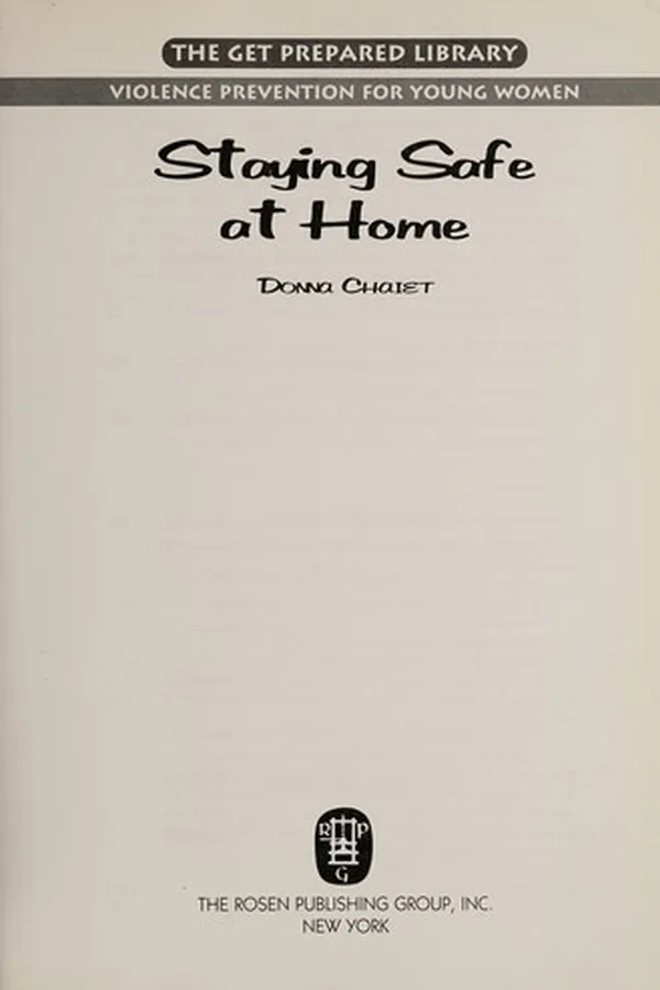 Capa de Staying safe at home