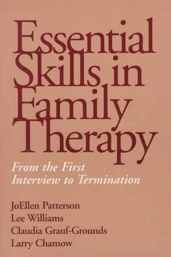 Capa de Essential skills in family therapy