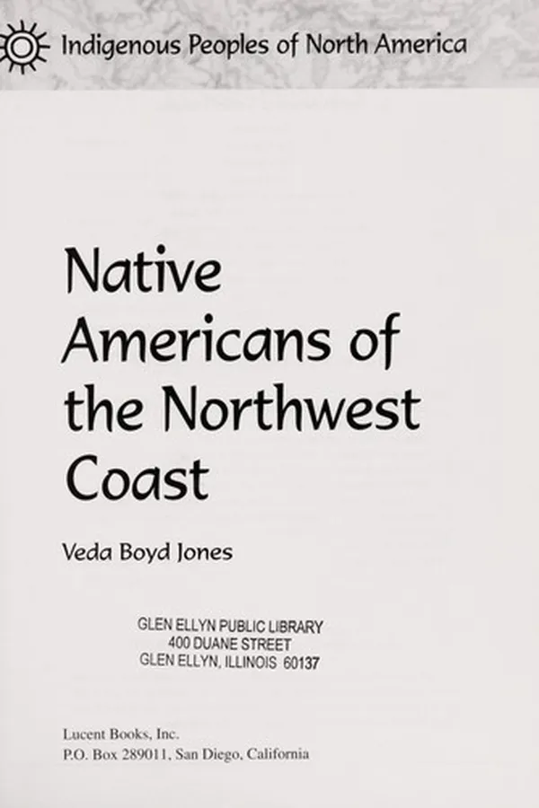 Capa de Native Americans of the Northwest Coast