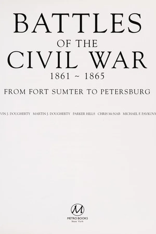 Capa de Battles of the Civil War 1861-1865
