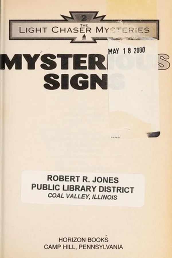 Cover of Mysterious signs