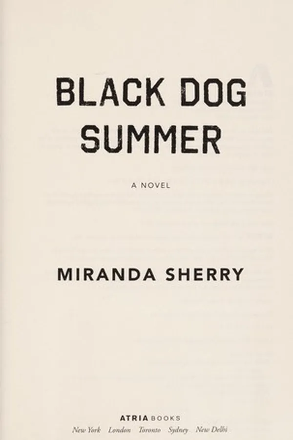 Capa de Black dog summer
