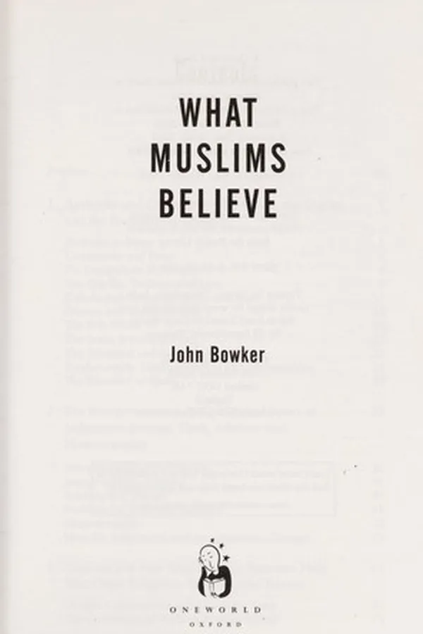 Capa de What Muslims believe
