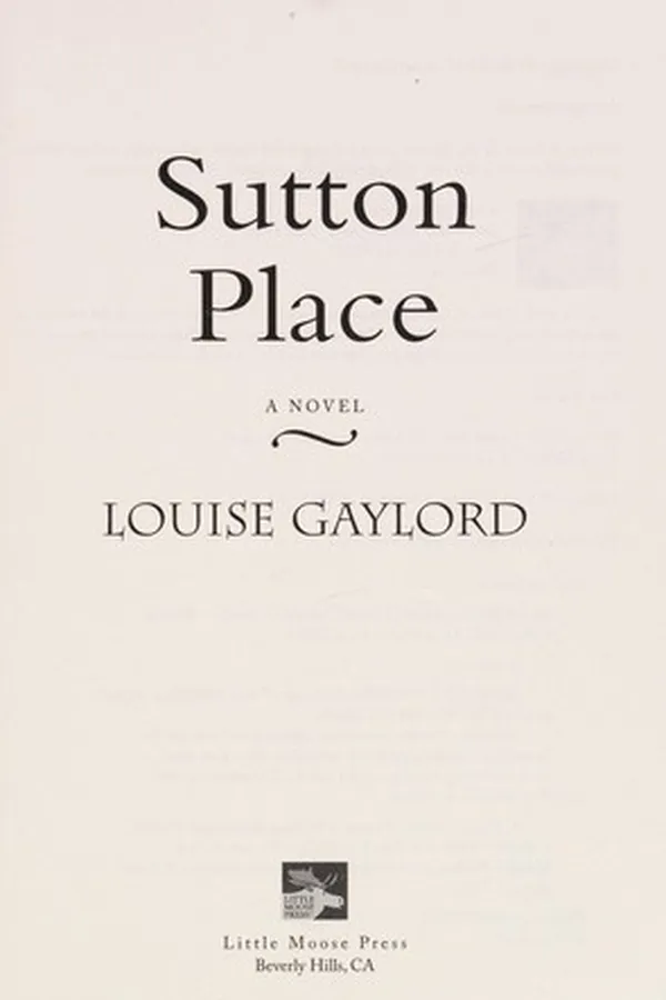 Cover of Sutton Place