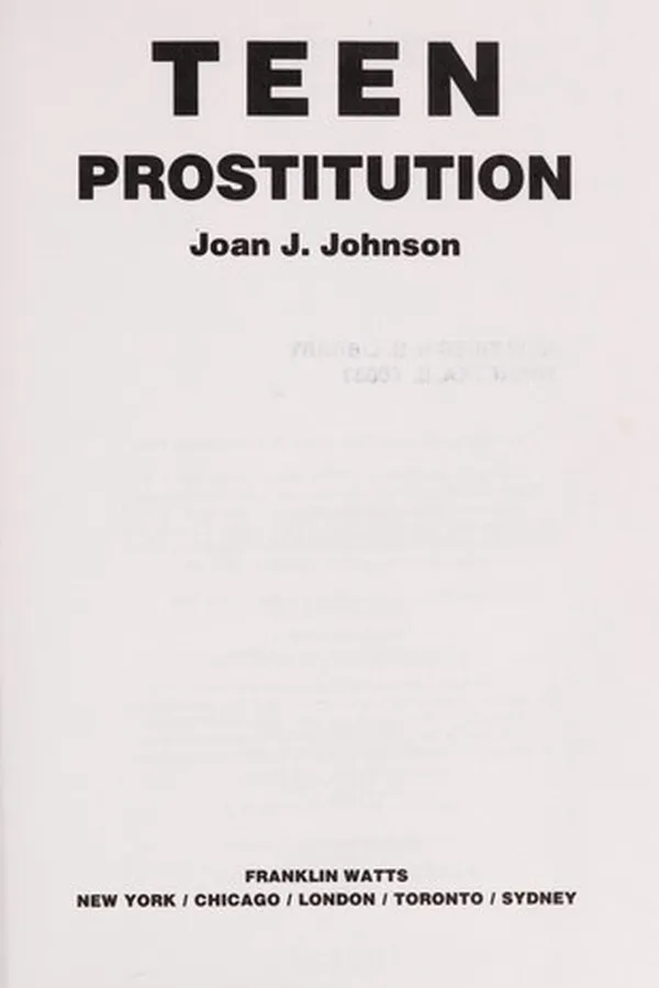 Capa de Teen prostitution