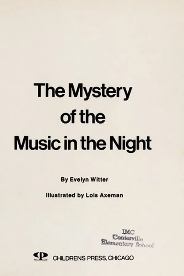 Capa de The mystery of the music in the night