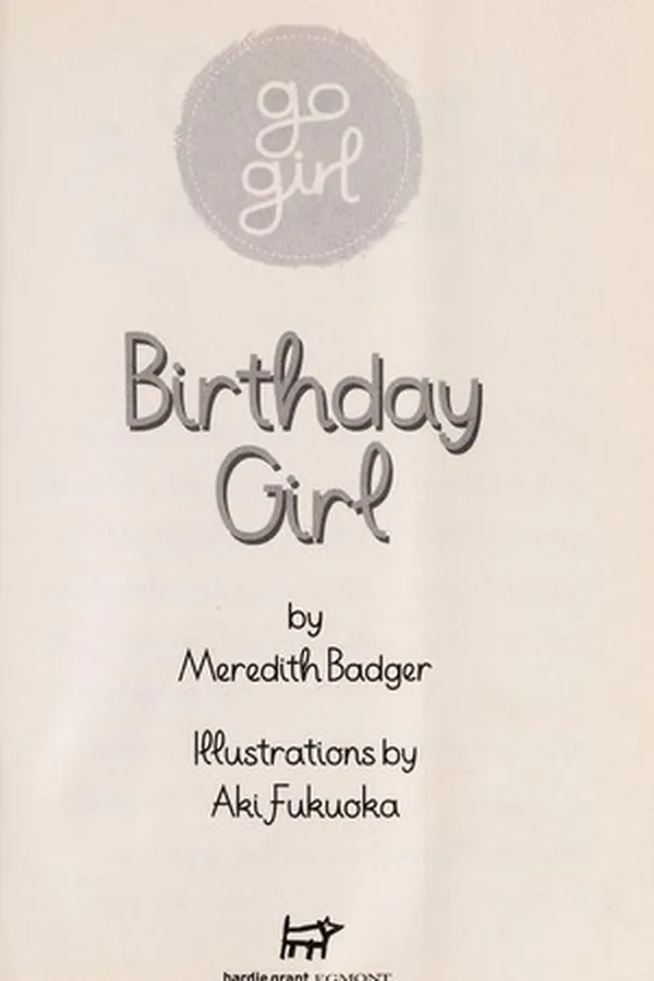 Capa de Birthday girl