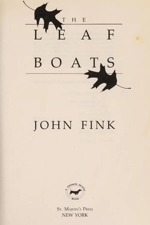 Capa de The leaf boats