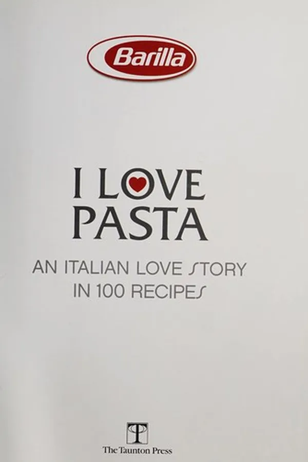 Capa de I love pasta