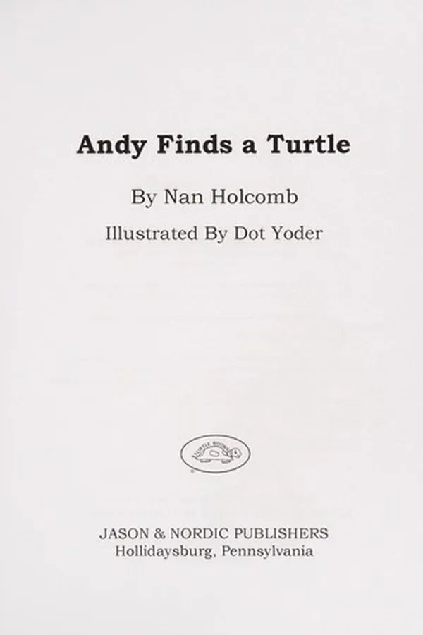 Capa de Andy finds a turtle