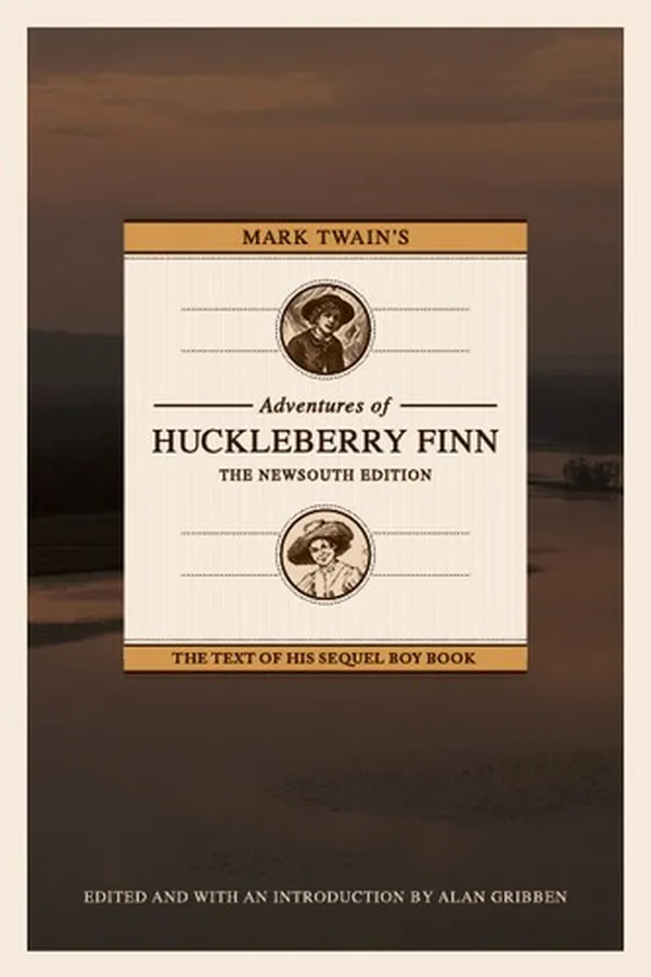 Capa de Mark Twain's Adventures of Huckleberry Finn