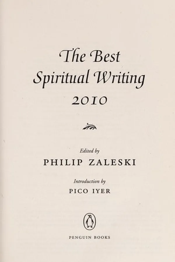 Capa de The Best Spiritual Writing 2010