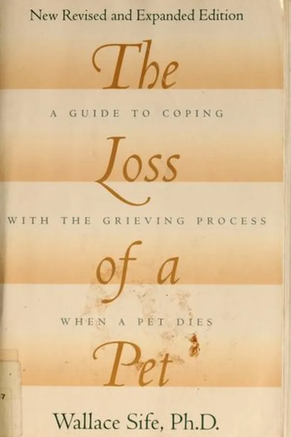 Capa de The loss of a pet