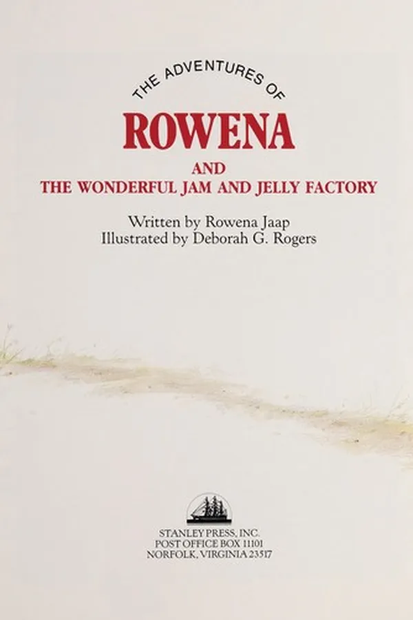 Capa de The adventures of Rowena and the wonderful jam and jelly factory