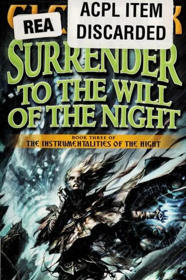 Capa de Surrender to the will of the night
