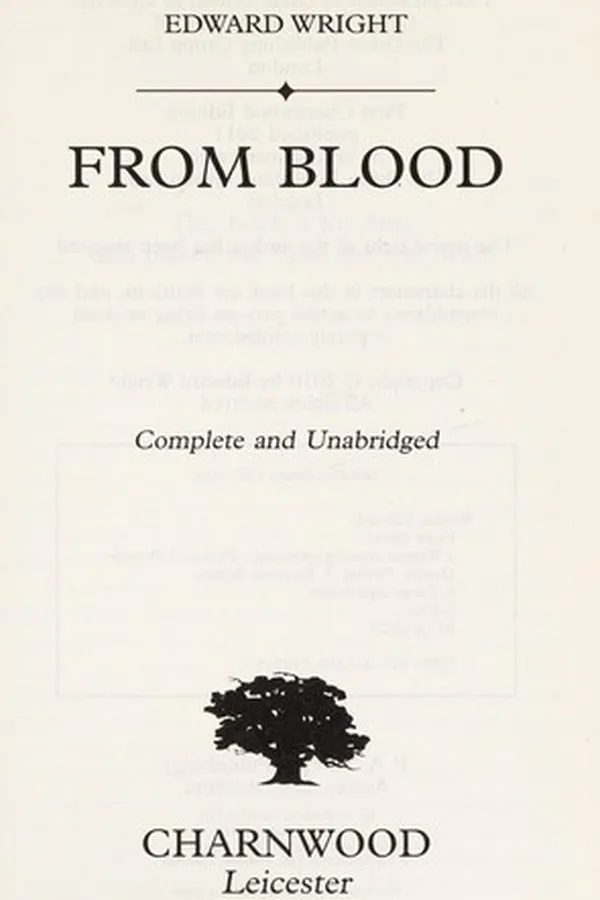 Cover of From blood