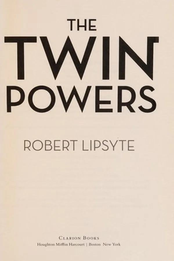 Capa de The twin powers