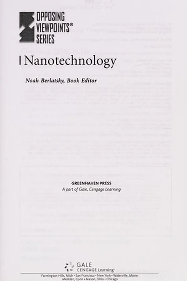 Capa de Nanotechnology