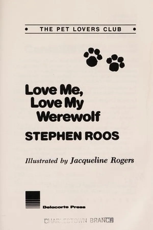 Capa de The Pet Lovers Club love me, love my werewolf